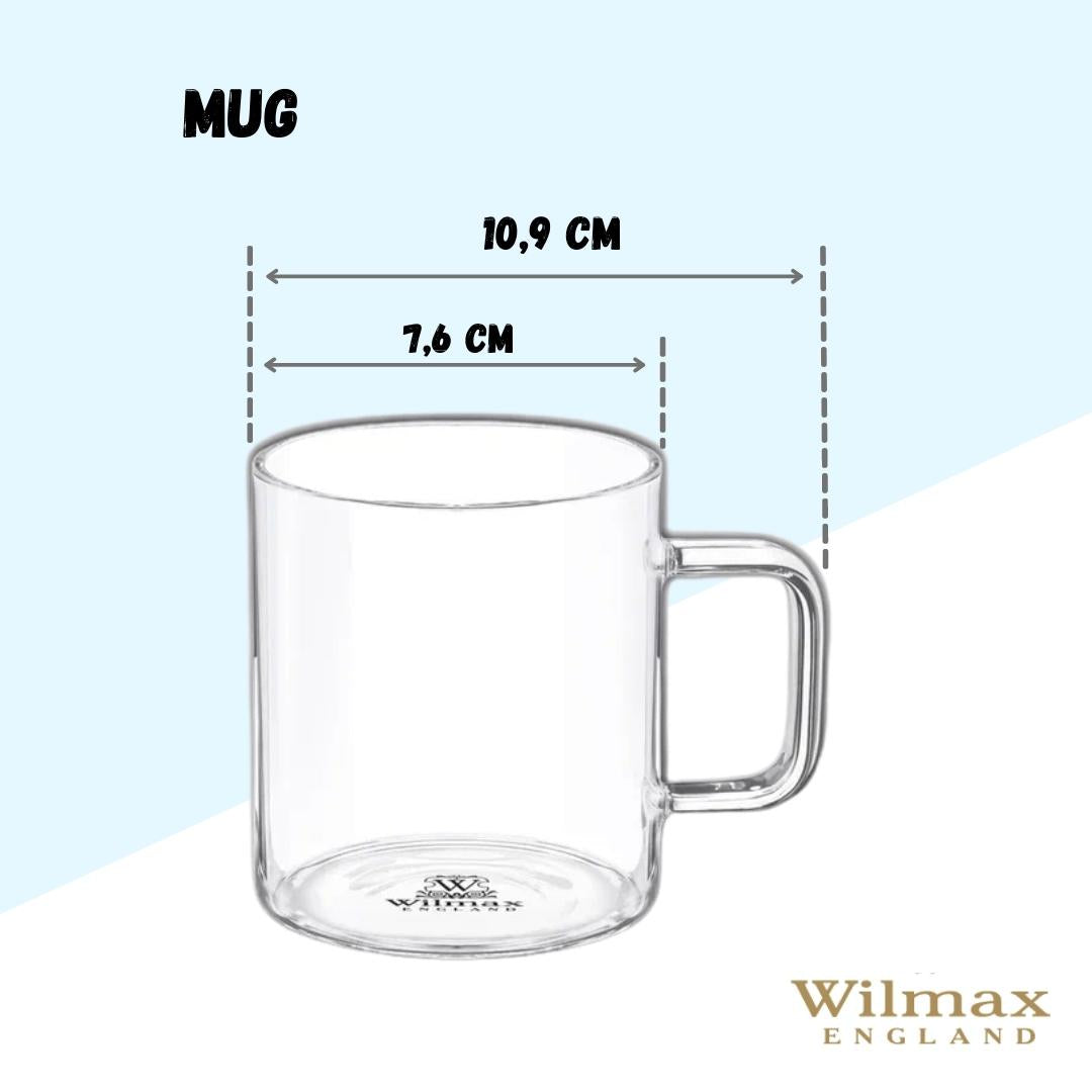 Double-Wall Glass Mug - 11 oz