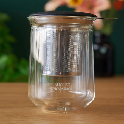 Double-Wall Glass Mug - 12 oz