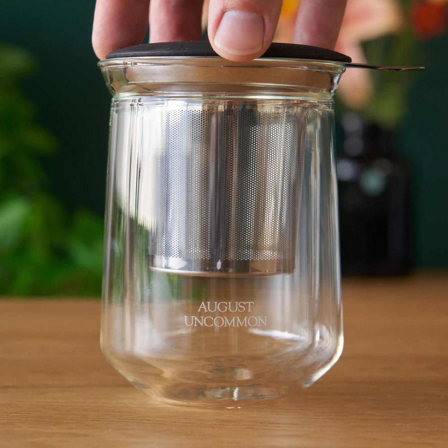 Double-Wall Glass Mug - 12 oz