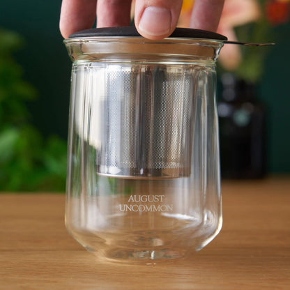 Double-Wall Glass Mug - 12 oz