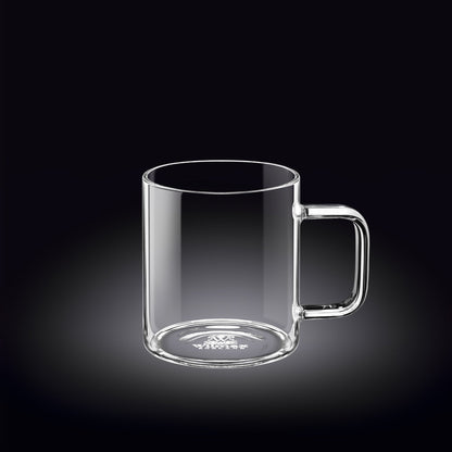 Double-Wall Glass Mug - 11 oz